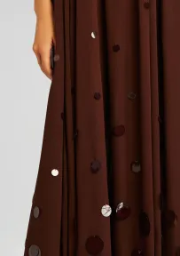 Helena Dress(Deep Brown,XXS)