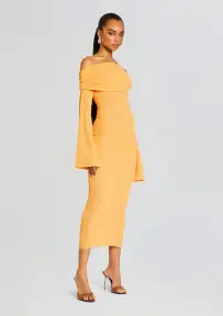 Tallulah Midi Dress(Papaya,XXS)