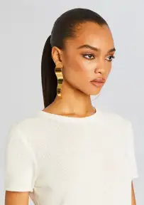Wavy Earring - Gold