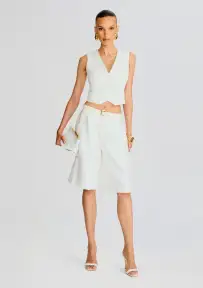 Rosie Pant(White,XXS)