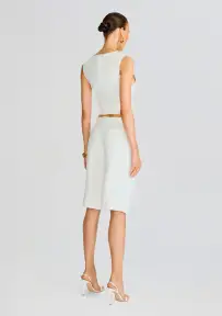 Rosie Pant(White,XXS)