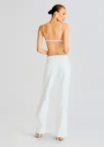 Madison Pearl Embellished Jean(Pearl White,24)