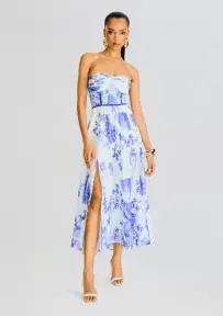 Kolay Long Dress(Surf Blue,XS)