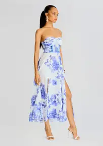 Kolay Long Dress(Surf Blue,XS)