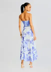 Kolay Long Dress(Surf Blue,XS)