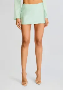 Sarra Silk Mini Skirt