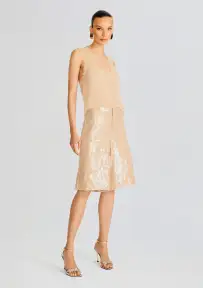 Presely Sequin Short(Nude,XXS)