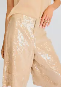 Presely Sequin Short(Nude,XXS)