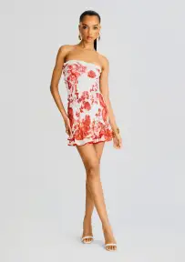 Lexy Short Dress(Formula Red,XS)