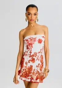 Lexy Short Dress(Formula Red,XS)