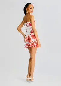 Lexy Short Dress(Formula Red,XS)