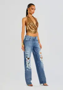 Chris Low Rise Jean(Sea,22)