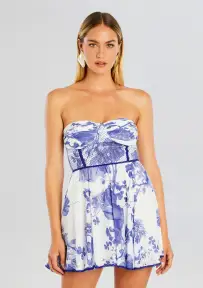 Gueily Short Dress(Surf Blue,XS)