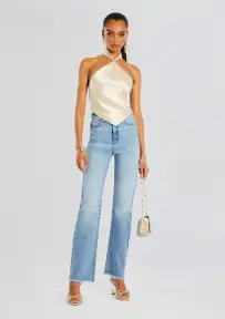 Brooklyn High Rise Straight Jean(High Tide,23)