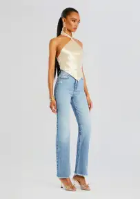 Brooklyn High Rise Straight Jean(High Tide,23)