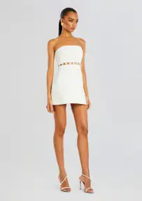 Katie Dress(White,XXS)