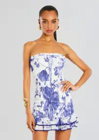 Lexy Short Dress(Surf Blue,XS)