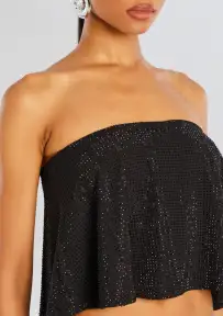 Suzi Embellished Top(Black,XXS)