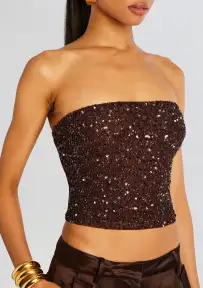Kala Sequin Top(Earth,XXS)