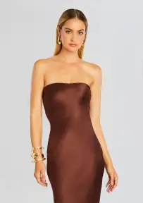 Keaton Silk Dress(Earth,XXS)
