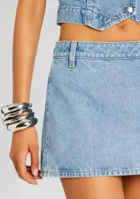 Kail Low Rise Mini Skirt(Flat Light,XXS)