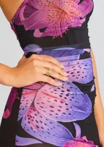 Trista Mesh Dress(Hibiscus,XXS)