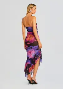 Trista Mesh Dress(Hibiscus,XXS)