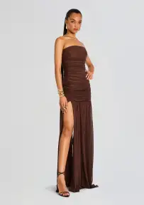 Adele Dress(Dark Chocolate,XXS)