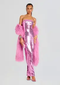 Ember Sequin Dress(Pink,XXS)