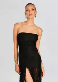 Jeanette Lace Dress(Black,XXS)