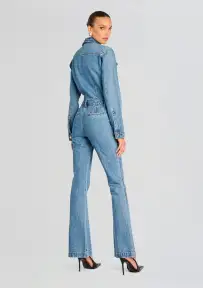 Mabel Fitted Mid Rise Jumpsuit(River,XXS)