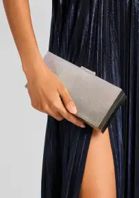 Milo Clutch - Silver Metal