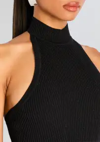 Quinn Dress(Metallic Black,XXS)