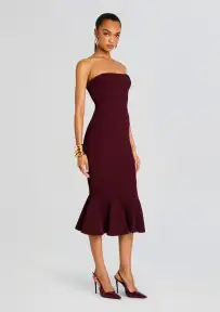 Blerina Knit Dress(Metallic Port,XXS)