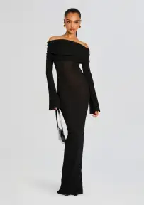 Galleria Maxi Dress(Black,XXS)