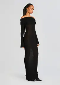 Galleria Maxi Dress(Black,XXS)