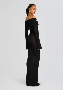 Galleria Maxi Dress(Black,XXS)