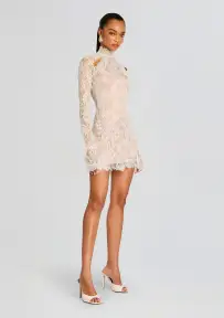 Gilana Lace Dress(White,XXS)