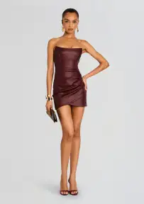 James Coated Mini Dress