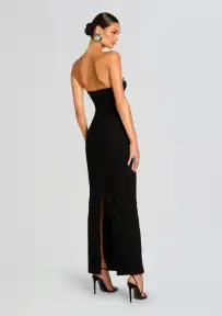 Jessalyn Dress(Black/Silver,XXS)