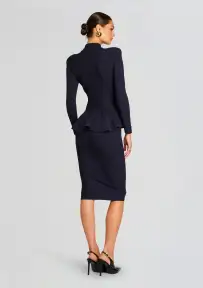 Sidra Knit Skirt(Metallic Ink,XXS)