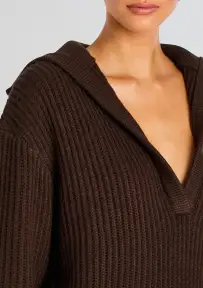 Shy Oversized Sweater Dress(Ash Brown,XS/S)