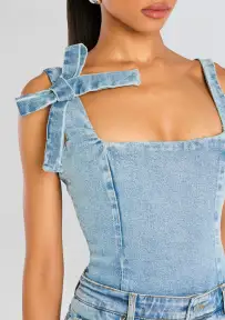 Dawson Denim Jumpsuit(Tangier,XXS)