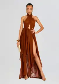 Ina Silk Chiffon Dress