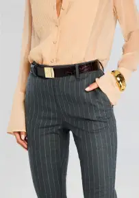 Celeste Belt(Burgundy Croco,70)