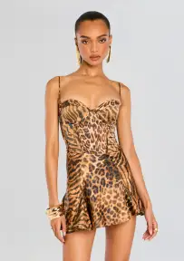 Kyona Dress(Vintage Mixed Animal,XXS)