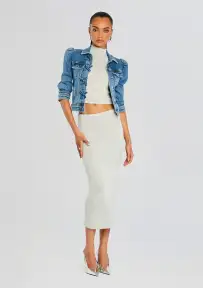 Mauve Denim Jacket(Oasis,XXS)