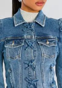 Mauve Denim Jacket(Oasis,XXS)