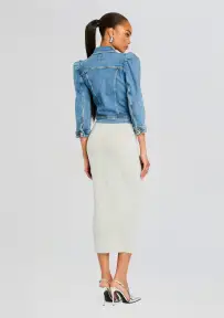 Mauve Denim Jacket(Oasis,XXS)