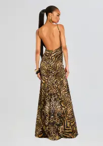 Raelynn Dress(Vintage Mixed Animal,XXS)